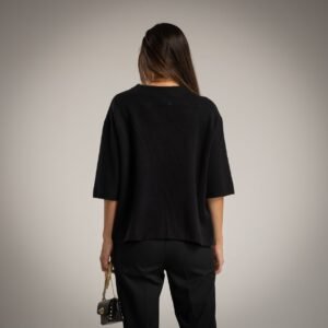 Juoda-balta palaidinė su geometriniu raštu!