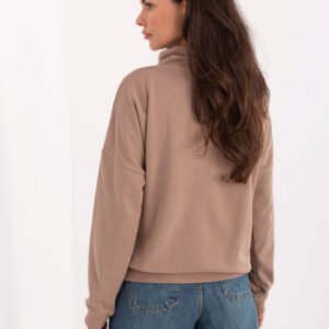 Rue Paris Laisvo Kirpimo Džemperis su Persidengiančia Apykakle