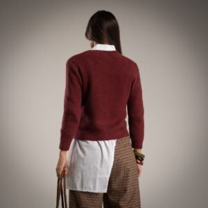 Vilnonis megztinis su sagomis!