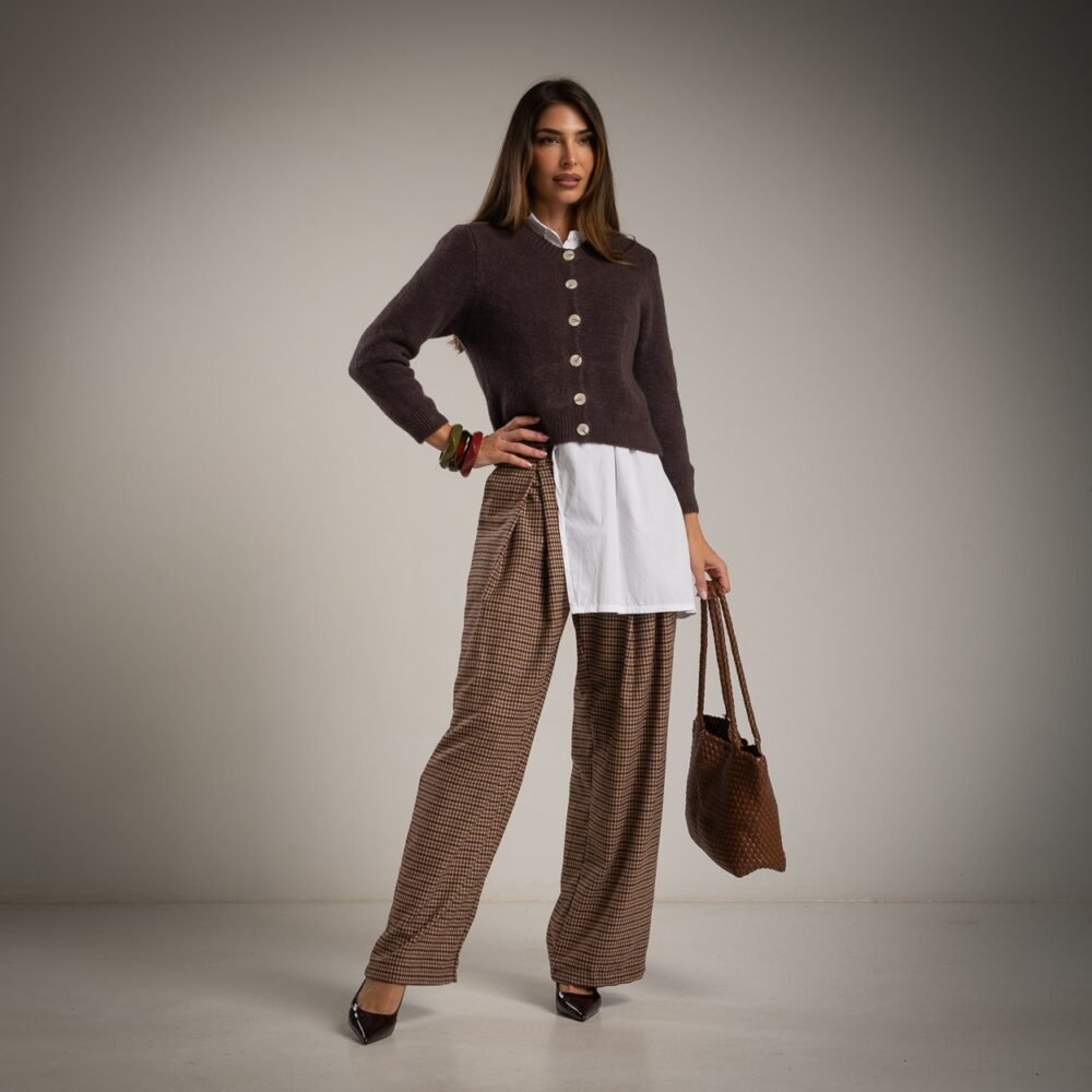 Vilnonis megztinis su sagomis!