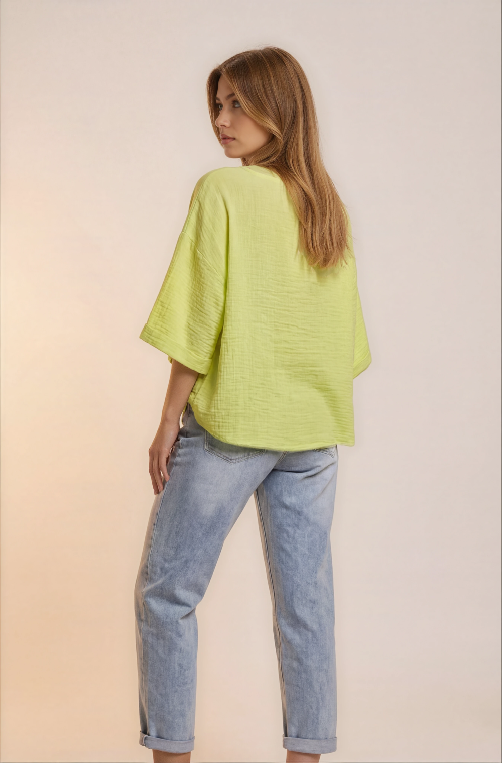 Linino ir medvilnės Palaidinė