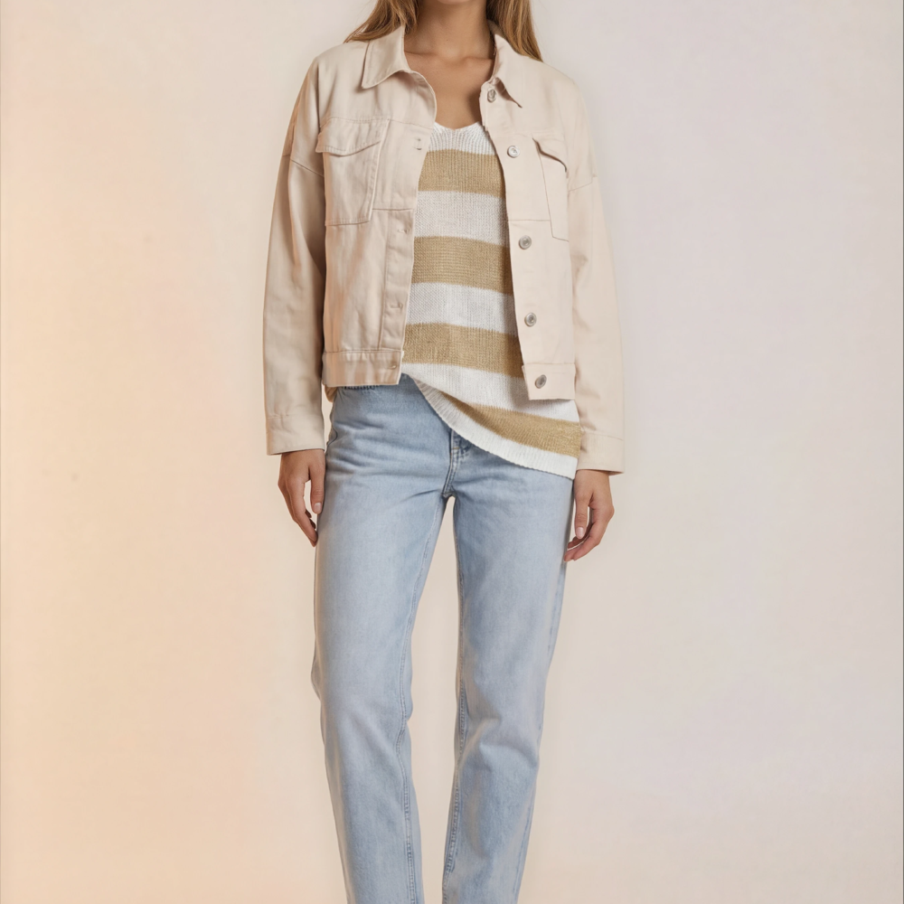 1000018036-women bottom 02_front-women footwear 2_front-Sophia-Warm Studio-2 Džinsinis švarkelis