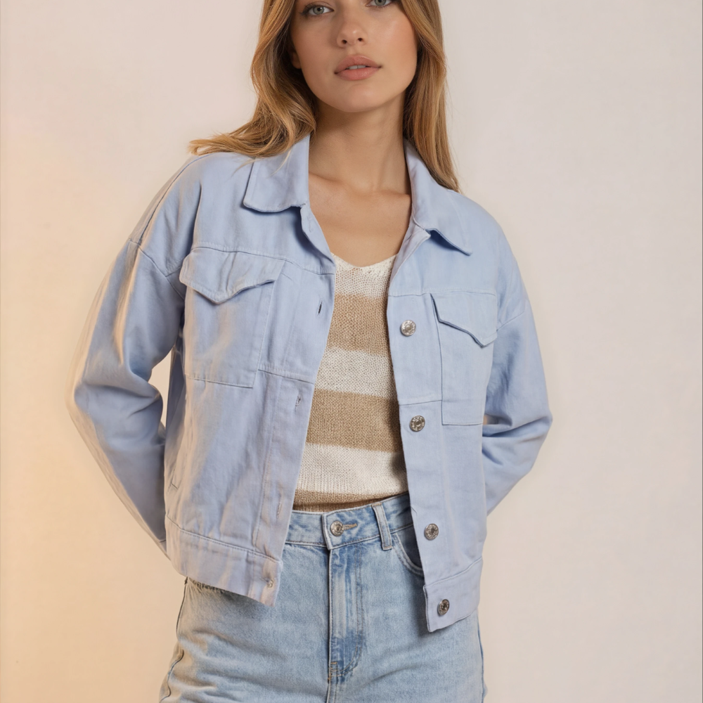 1000018047-women bottom 02_front-women footwear 2_front-Sophia-Warm Studio Džinsinis švarkelis