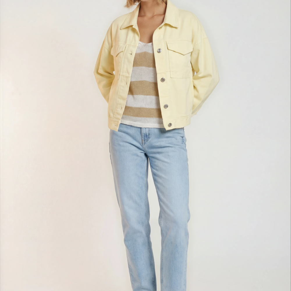 1000018050-women bottom 02_front-women footwear 2_front-Sophia-Warm Studio-2 Džinsinis švarkelis