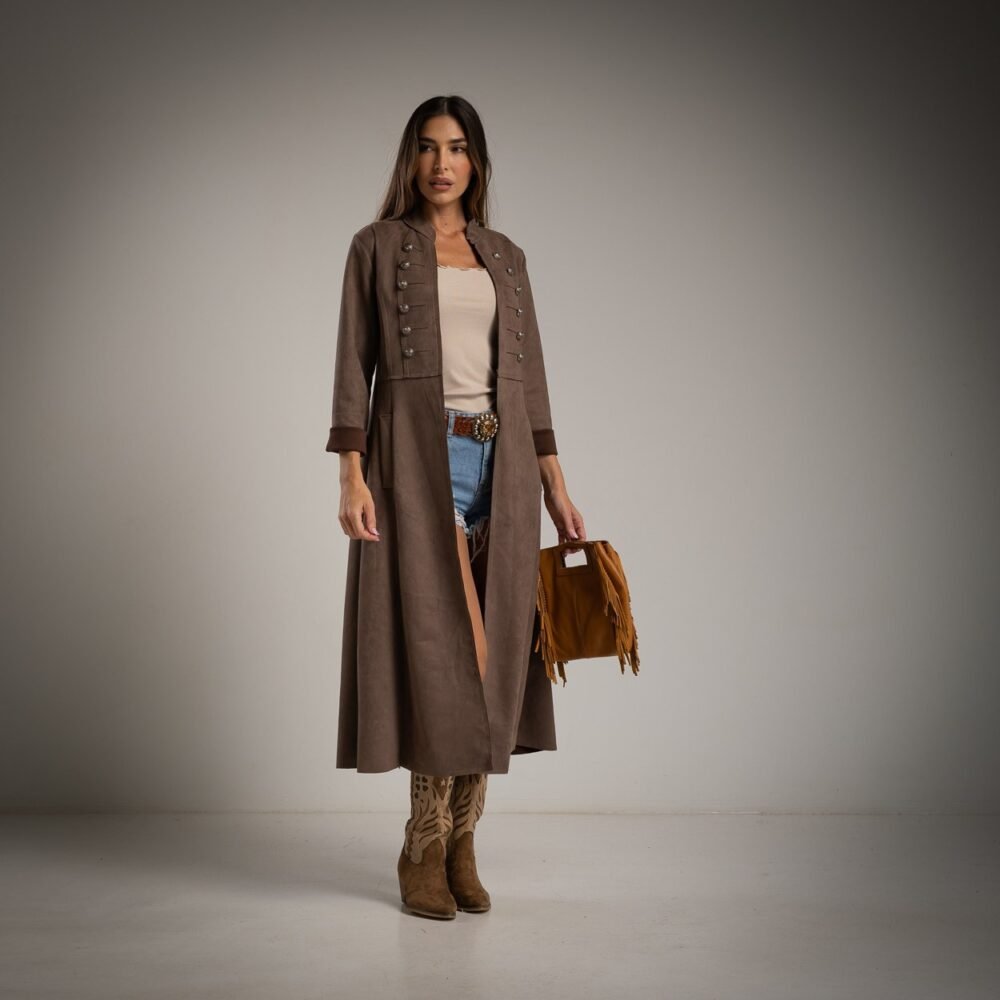 173762 Išskirtinis ilgas švarkas.