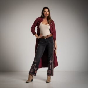 Išskirtinis  ilgas švarkas.