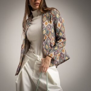 Vintažinio stiliaus raštuotas švarkelis!