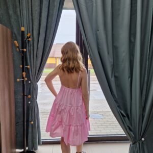 Suknelė su petnešėlėmis ,,Mėnulis ir saulė''.